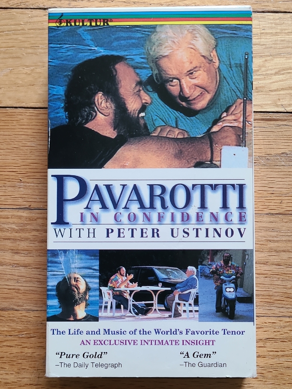 Pavarotti In Confidence with Peter Ustinov Vjs Movie Tape